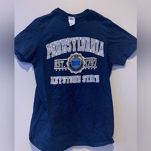 Vintage Blue Pennsylvania State T-shirt